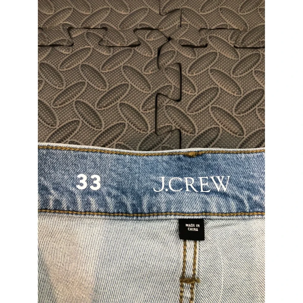 NEW J.Crew '96 Low Rise Slim Wide Jeans Womens 33 Light Blue Denim CH846 - Picture 5 of 13